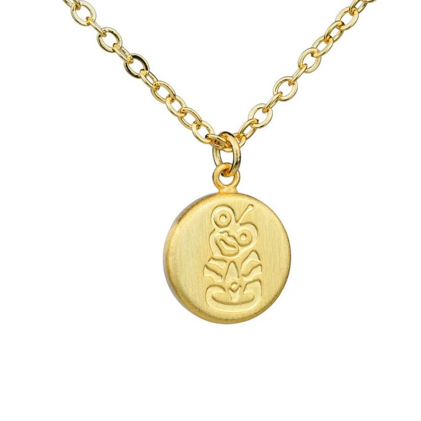 Round Tiki Necklace