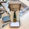 Te Wahi Pounamu Green, White and Gold Landscape Drop 65mm