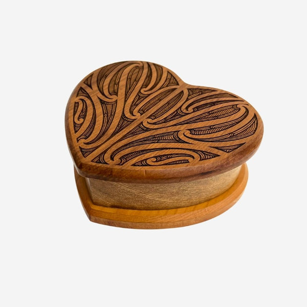 Heart Trinket Box -Papa Huia Ngakau 2