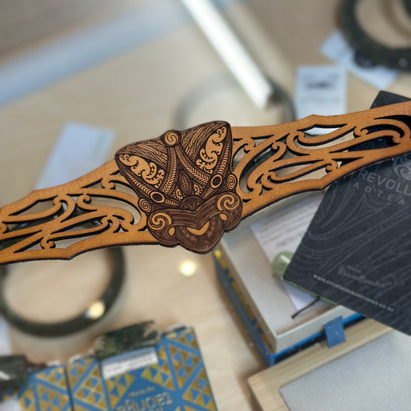 Leather Cuff - Wheku Puhoro