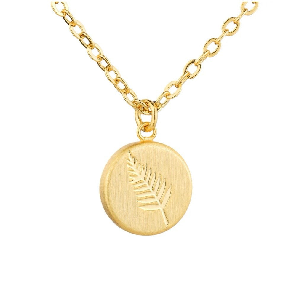 Round Fern Necklace