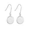 Round New Zealand/Aotearoa Map Pendant Earrings