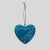 Kiwi Koru Ceramic Heart
