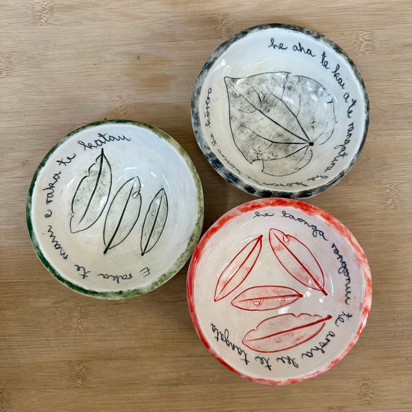 Whakatauki Bowl - Medium