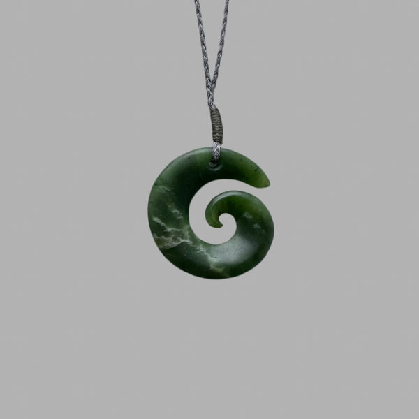 Te Wahi Pounamu Open Koru 40mm