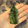 Te Wahi Pounamu Flower Jade Mania Toki 73mm
