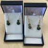 Greenstone Single Twist Earrings