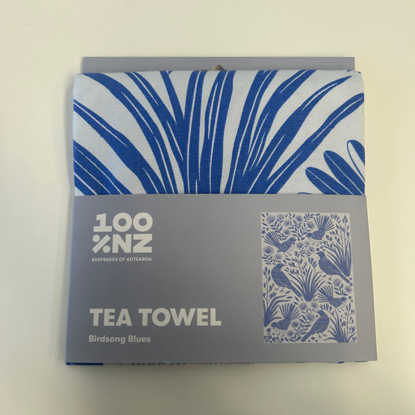 Woodcut Native Bird Tea Towel