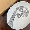 Jo Luping Large Porcelain Black & White Dish