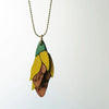 Kowhai Flower Rimu Necklace by Natty