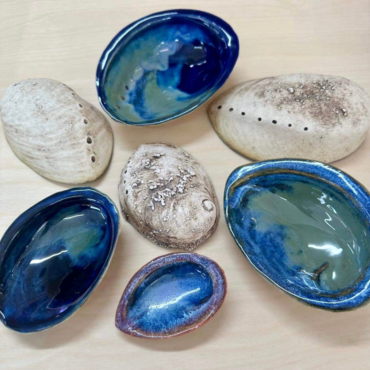 Sam Genet Pottery Paua Shells