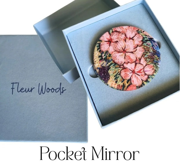 Fleur Woods Pocket Mirror Meadow