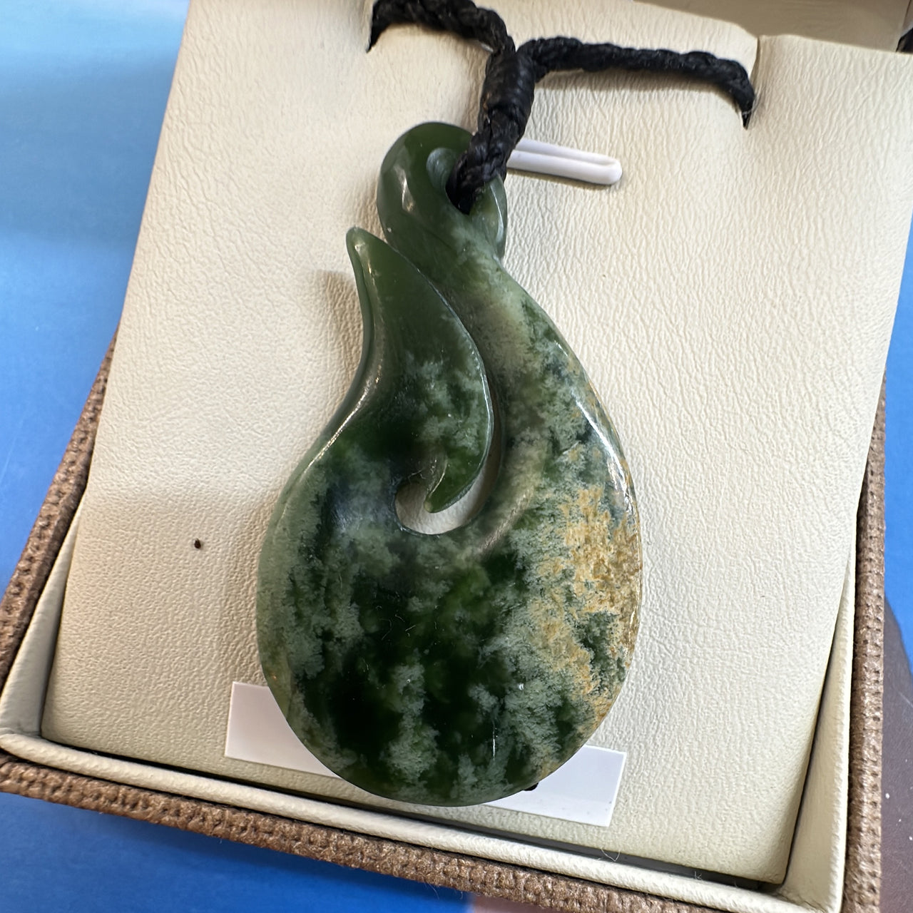 Te Wahi Pounamu Hook in Marsden Creek Jade