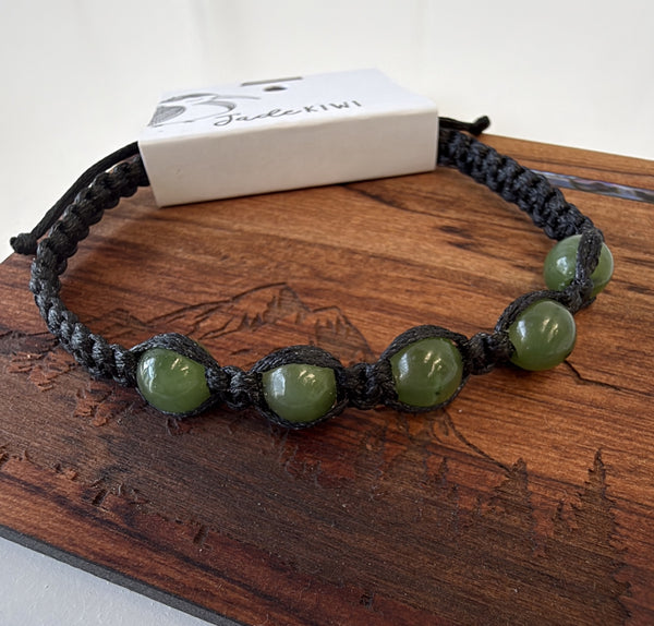 Greenstone 5 Beaded Bracelets