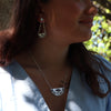 Huia Breastplate Silver Necklace