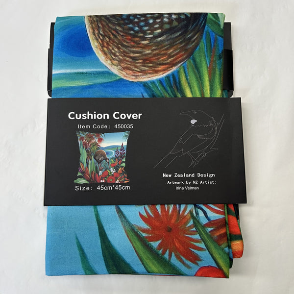 Cushion Cover Kiwi in flowers