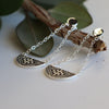 Niho Breastplate Silver Earrings
