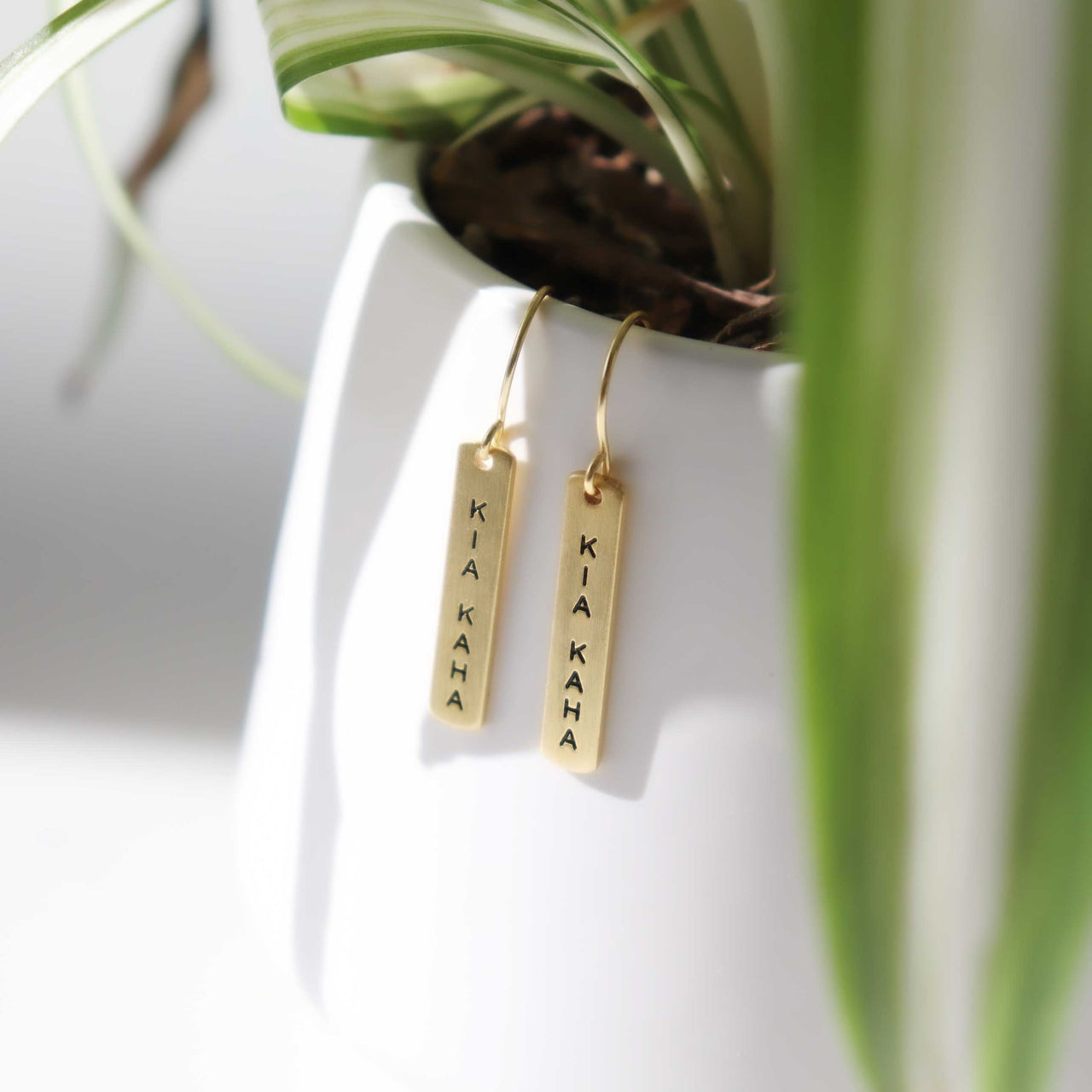 Kia kaha – Stay strong – Earrings