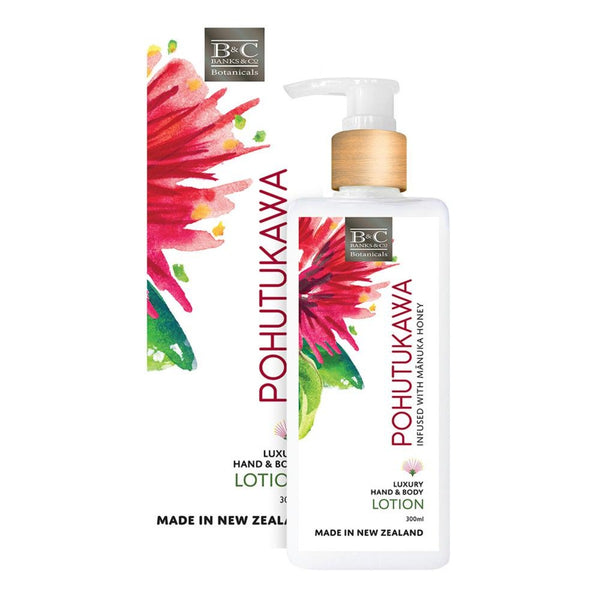 pohutukawa hand and body lotion