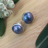 Abalone Pearl Stud Earrings