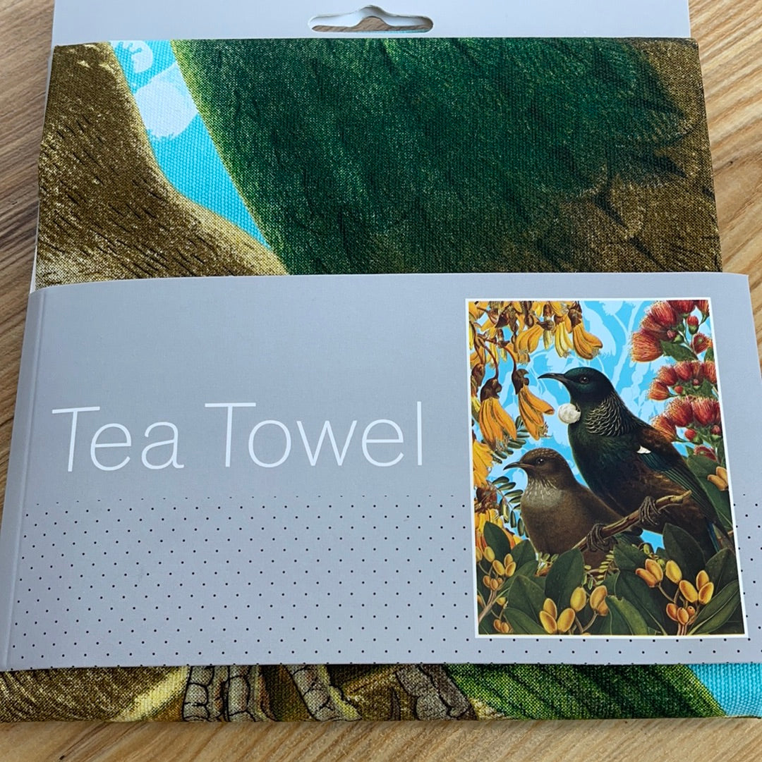 Botanic Bird Tea Towel - Tui