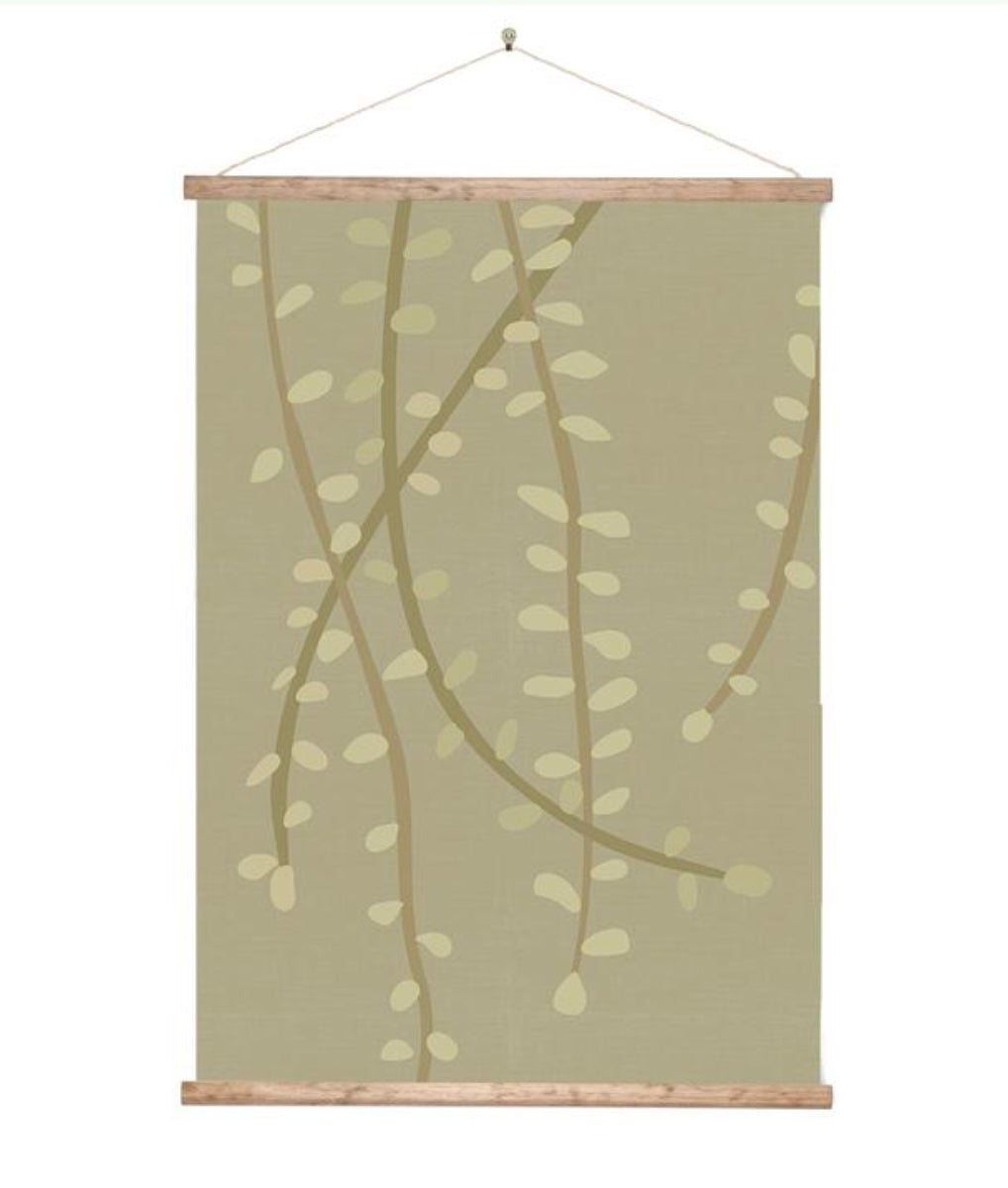 Kowhai Canvas Wall Hanging