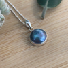 Petite Mabe Blue Abalone Sea Pearl